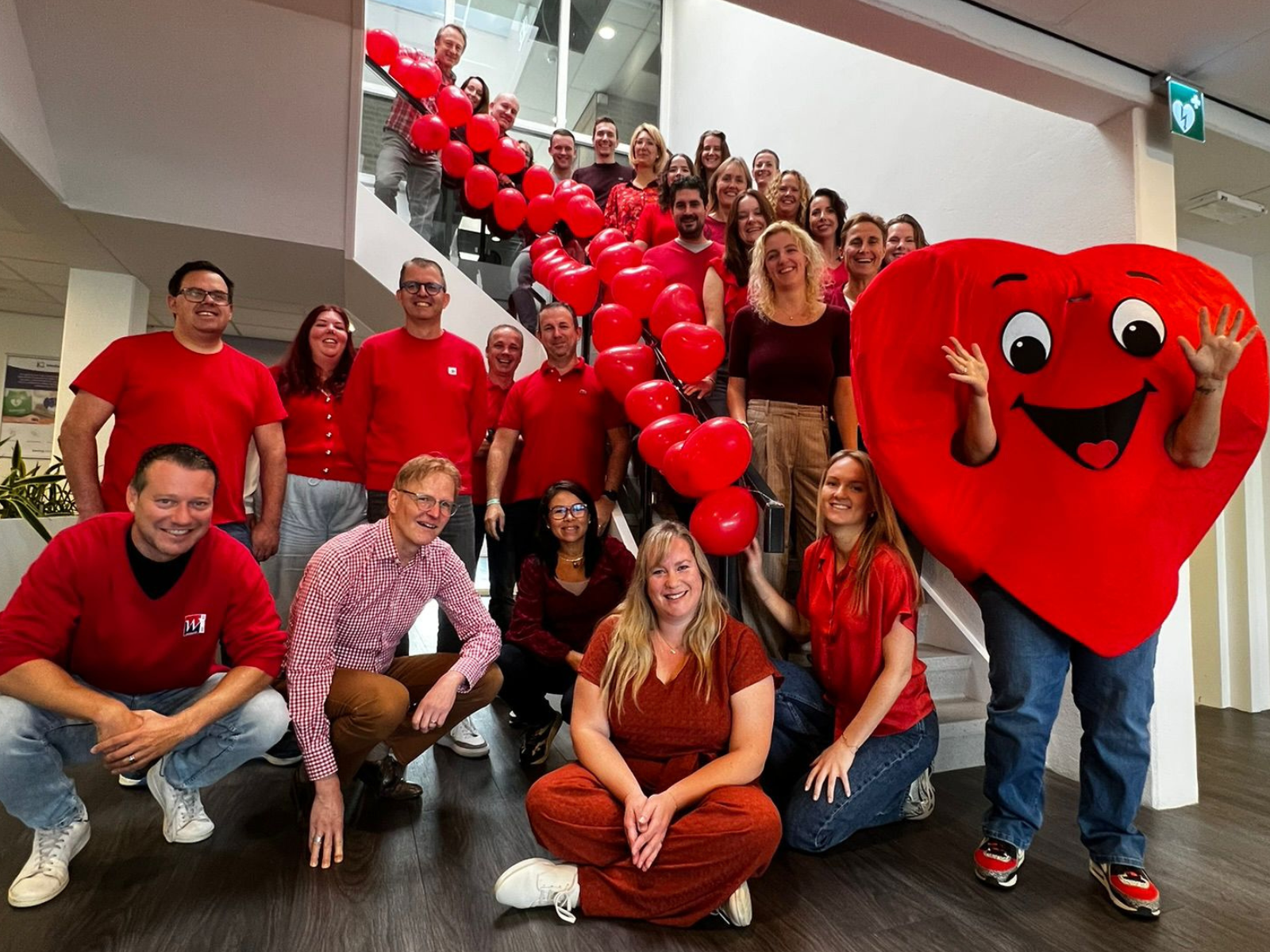 Medisol Turns Red for Dress Red Day