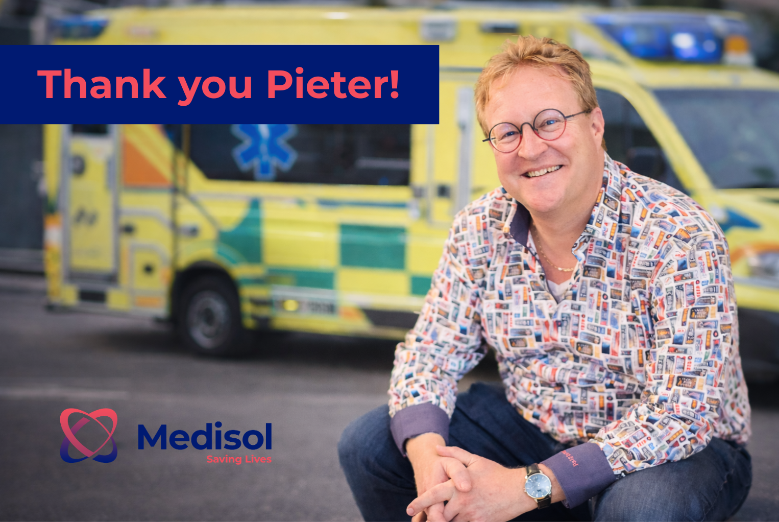 Oprichter Pieter Joziasse draagt na 25 jaar het stokje over bij Medisol