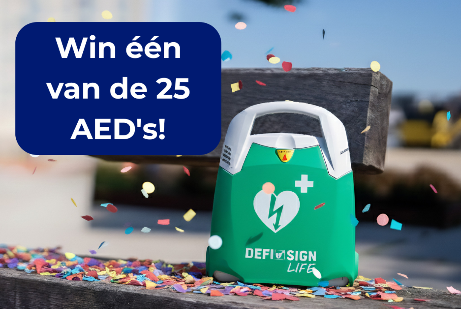 Medisol jubileumactie: 25 gratis AED’s